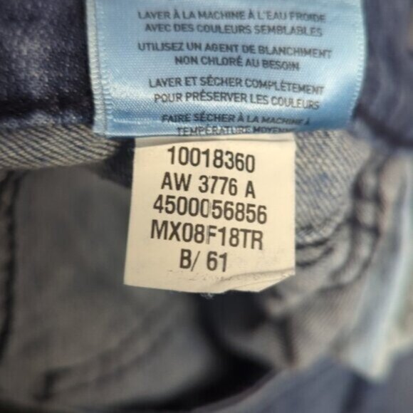 Ariat Jeans Women's 26R Blue Trouser Mid Rise Stretch Outseam Ella Wide Leg - Picture 12 of 13